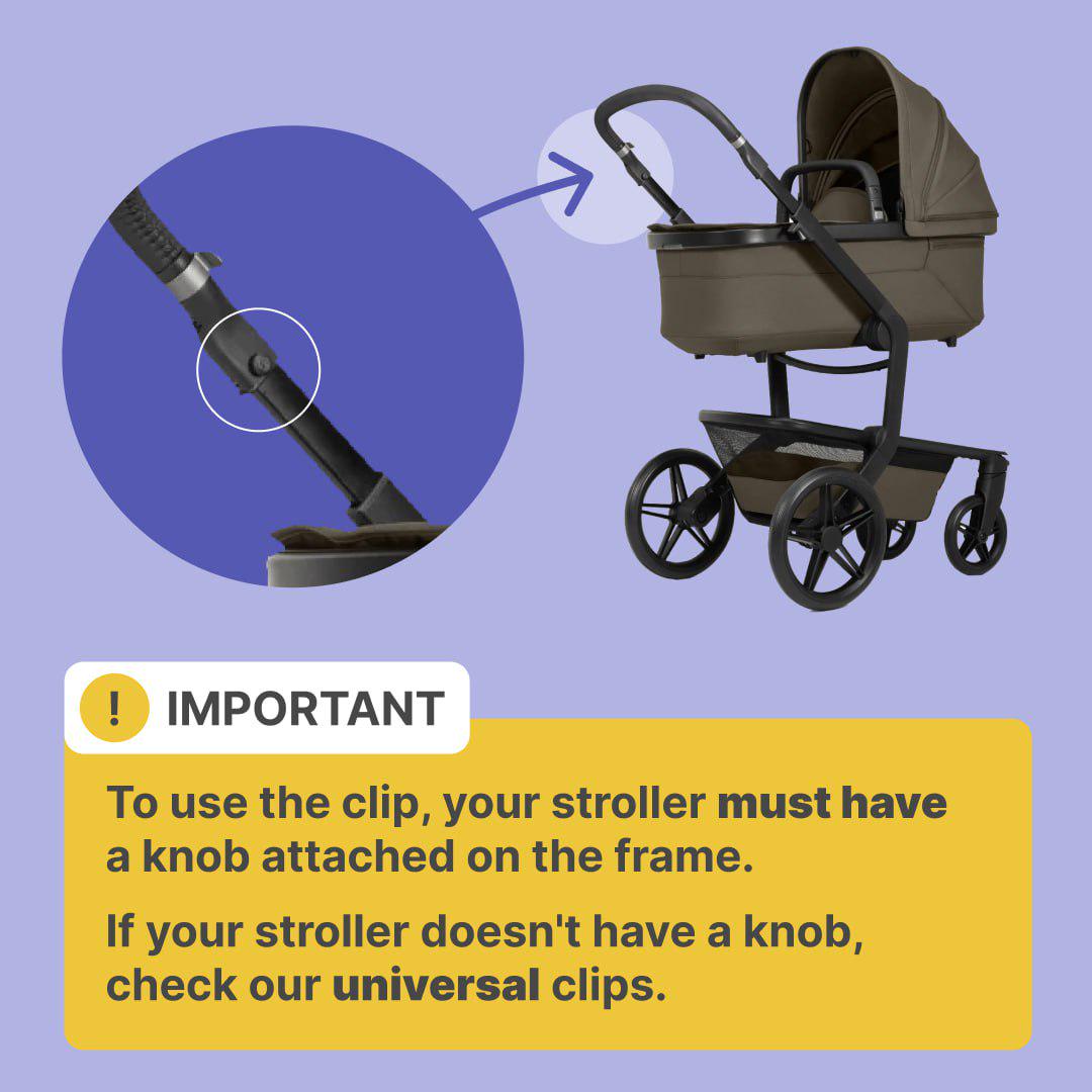 Joolz-compatible Stroller Clips