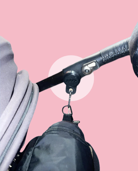 Cybex-compatible Stroller Clips + Airtag holder