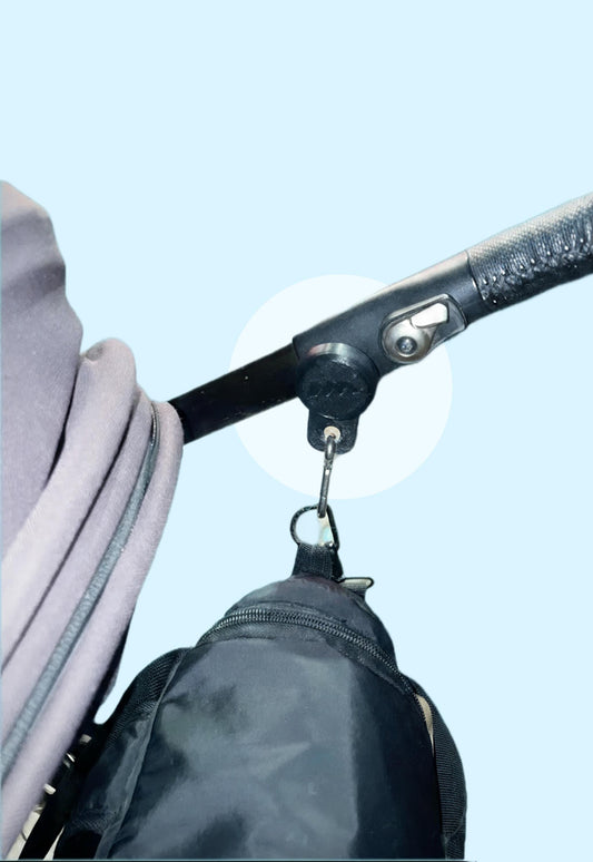 Thule-compatible Stroller Clips + Airtag holder